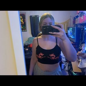 Dragon cropped tank